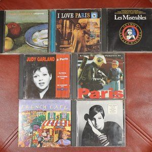 7 French Music CD's